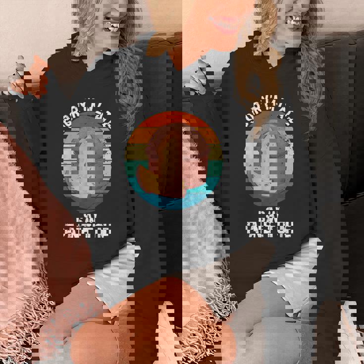 ヴィンテージ パネトーネorry I'm Late Iaw Panettone Food Lover パーカー