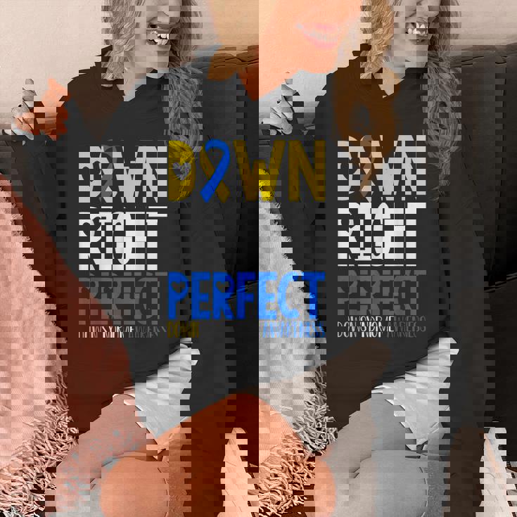 世界ダウン症啓発デーダウン右パーフェクトt21 パーカー