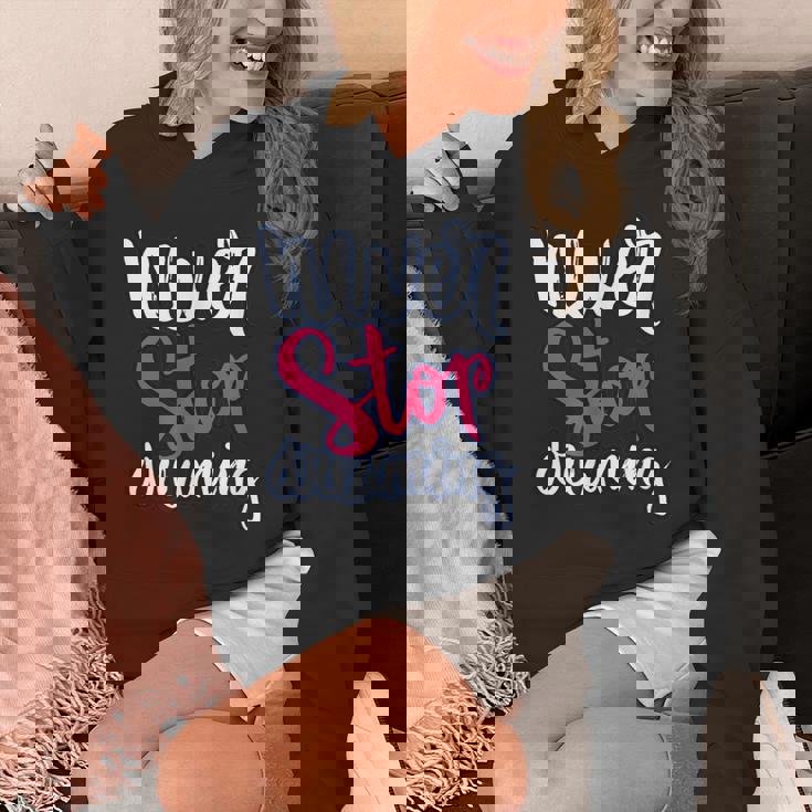 励ましギフト ポジティブなメッセージ Nevertop Dreaming パーカー