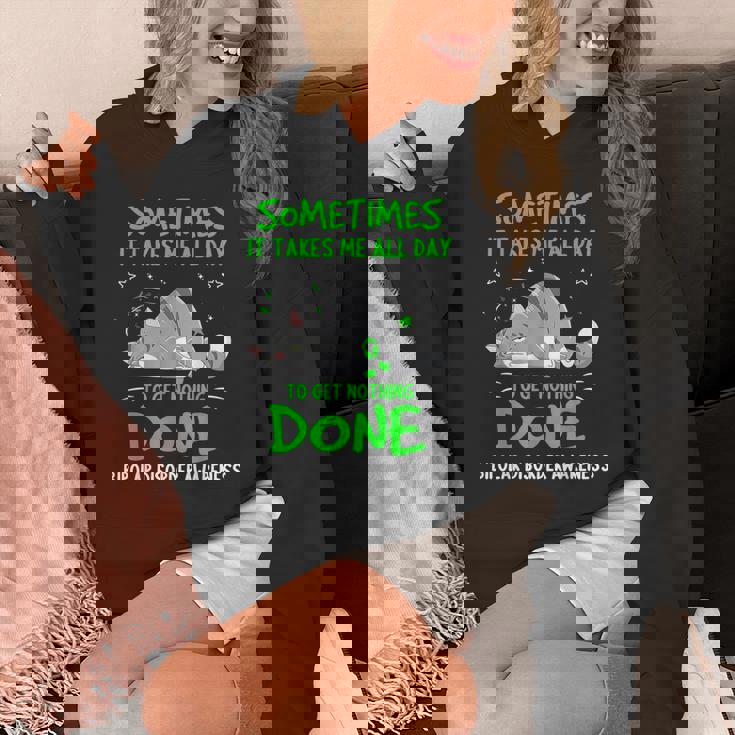 双極性障害啓発猫リボン パーカー