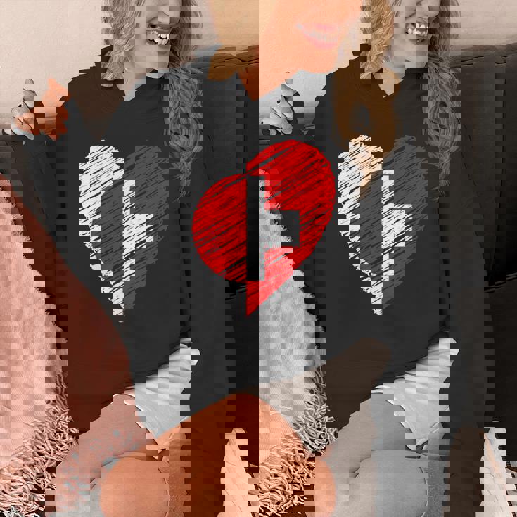 日本 スイス ハート 日本国旗 スイス国旗 ハート 長袖tシャツ パーカー