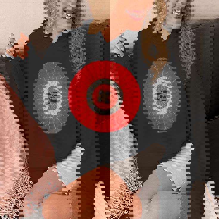 日本の伝統柄紅白傘 パーカー