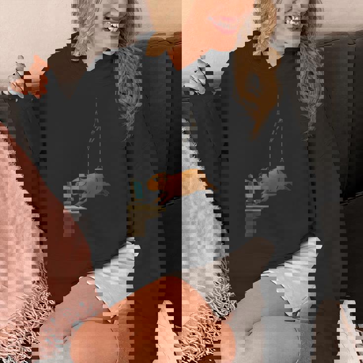 最高にクールなカピバラスパイインハイスト パーカー