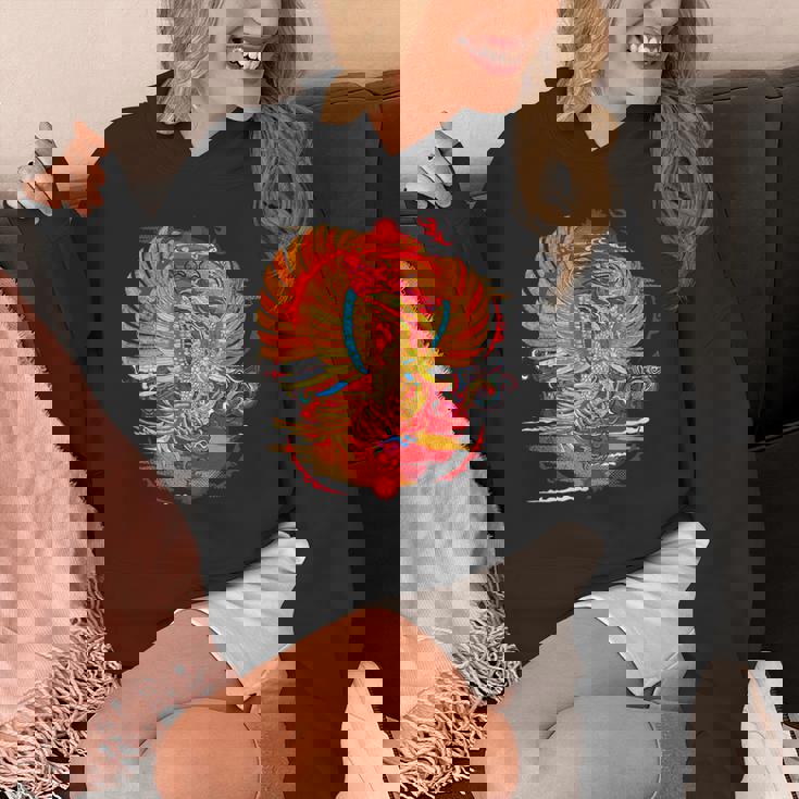 浮世絵シリーズ 和ポップ 鳳凰 パーカー