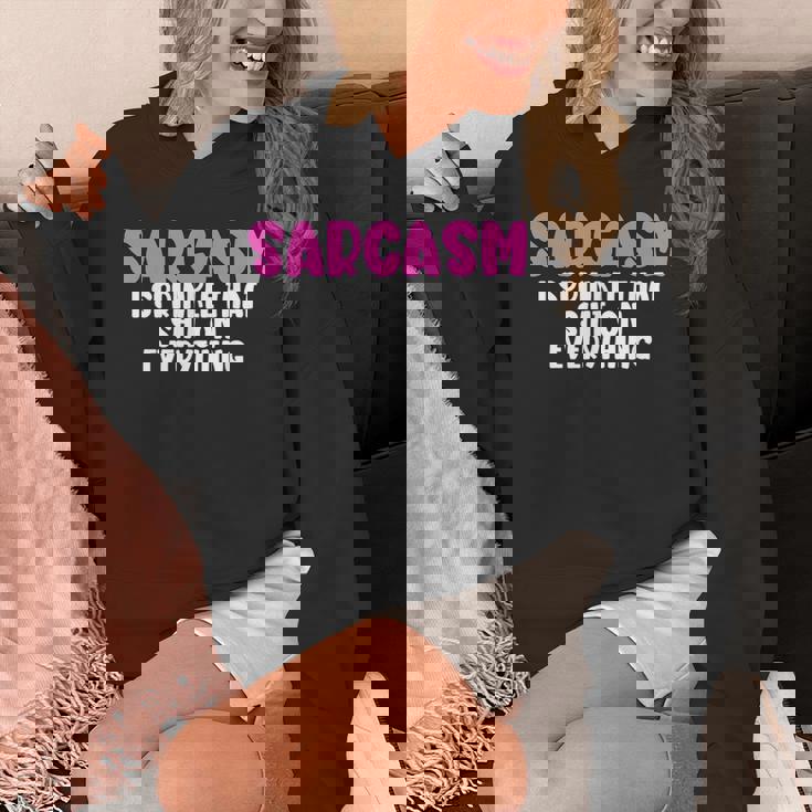 皮肉、何にでもクソをまき散らす面白いユーモア パーカー