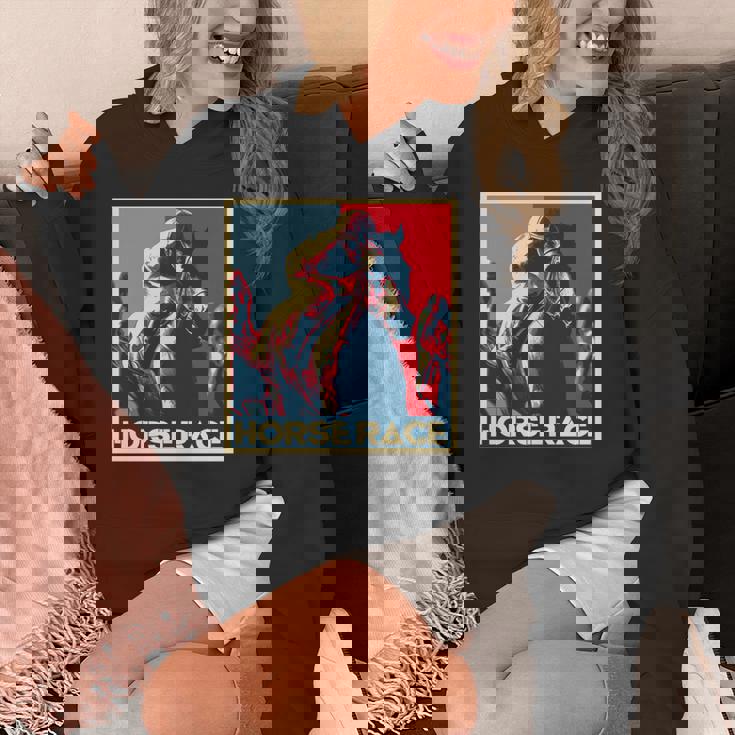 競馬 馬tシャツ ウマ レース 馬 乗馬 面白いtシャツ 文字入り メンズ おもしろグッズ ネタ 大人 男性 長袖tシャツ パーカー