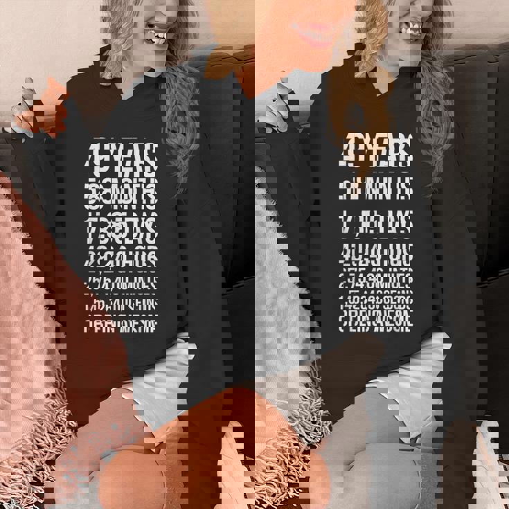 素晴らしい49歳の誕生日ギフト 面白い49歳の誕生日 パーカー