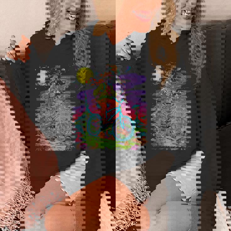 自転車デイホフマントリップ サイケデリックコミックスタイル ヒッピー パーカー