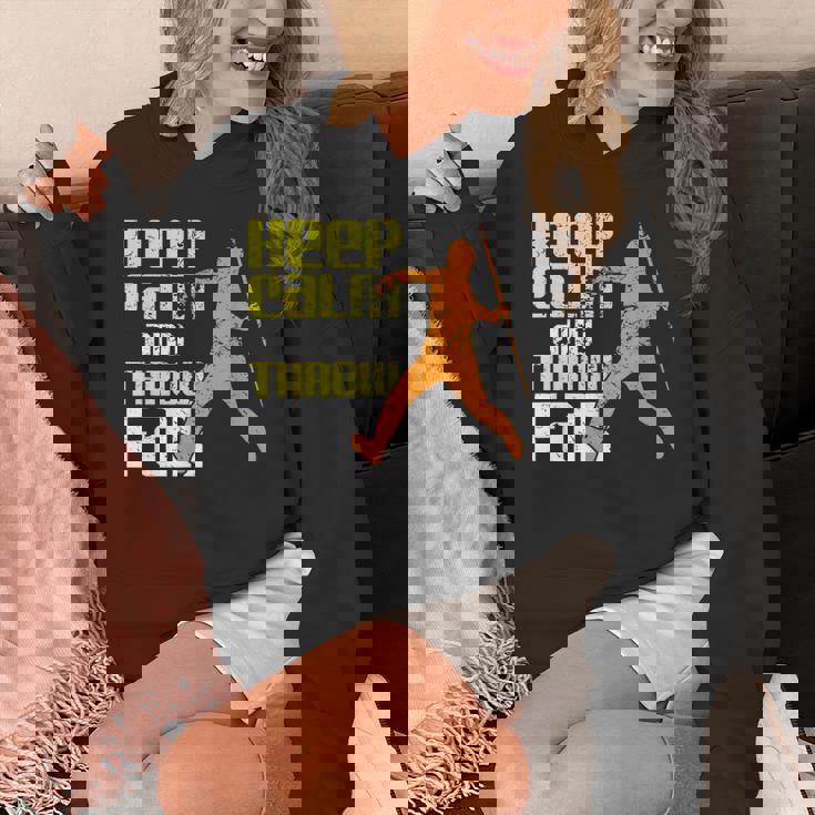 落ち着いて遠くに投げろ パーカー