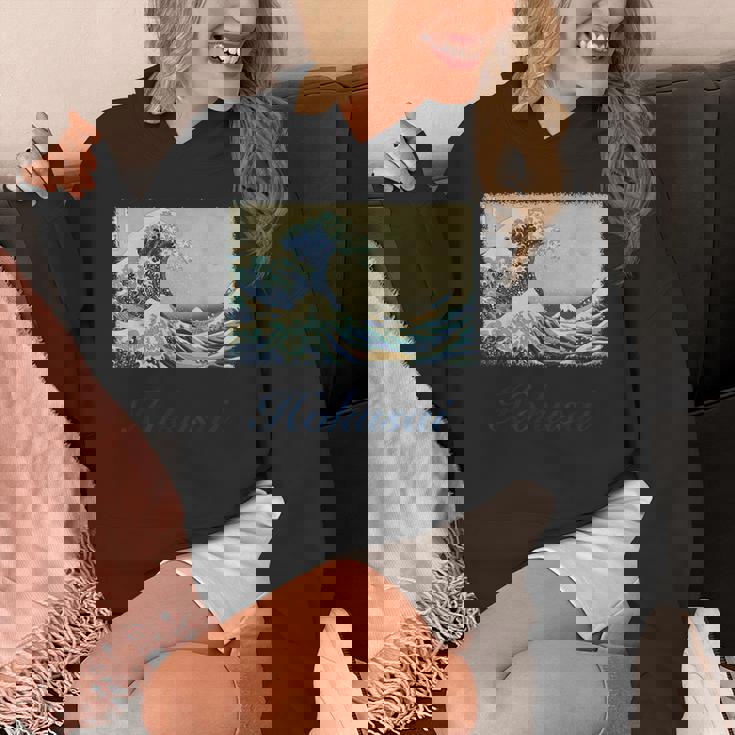 葛飾北斎作 神奈川沖 ビッグウェーブ パーカー