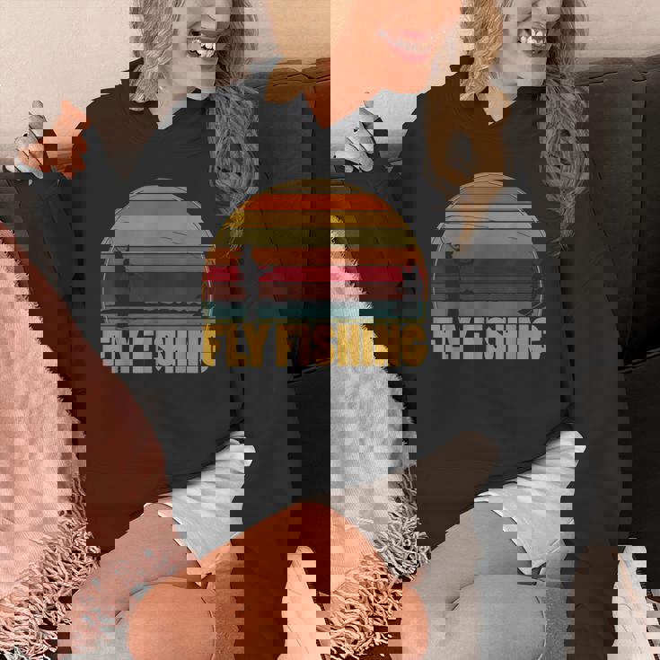 釣竿を使ったレトロなフライフィッシング フィッシャーマンフライフィッシング パーカー