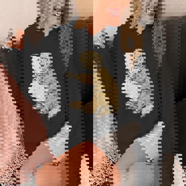 面白い スリーピー ゴールデンレトリバー パジャマ メンズ レディース キッズ パーカー