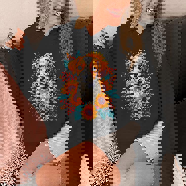 面白いtシャツ ジャックラッセルテリア ひまわり イヌ メンズ グッズ かわいい おもしろ 面白い 服 ネタ パーカー