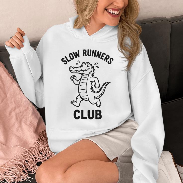 Crocodilelow Runners Club おもしろランニングマスコット 長袖tシャツ パーカー