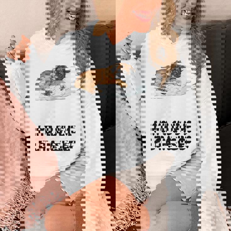 Cute Leonberger If You Love Me Let Meleep パジャマ パーカー