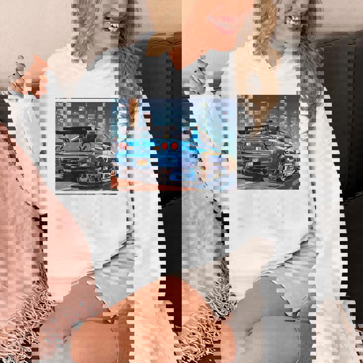 Jdmナイトドリフトレースカー東京スカイラインデザイン。 パーカー