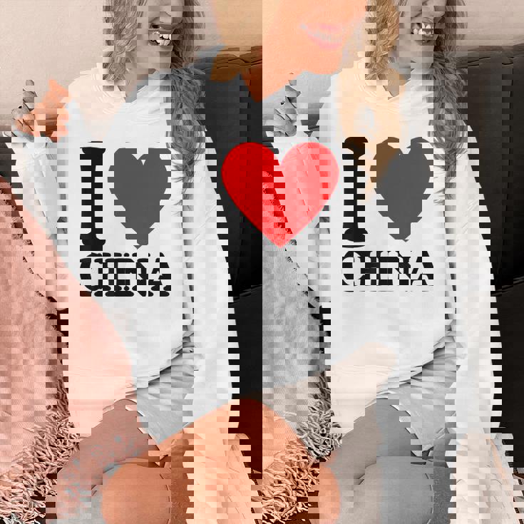 I Love China I Heart China パーカー