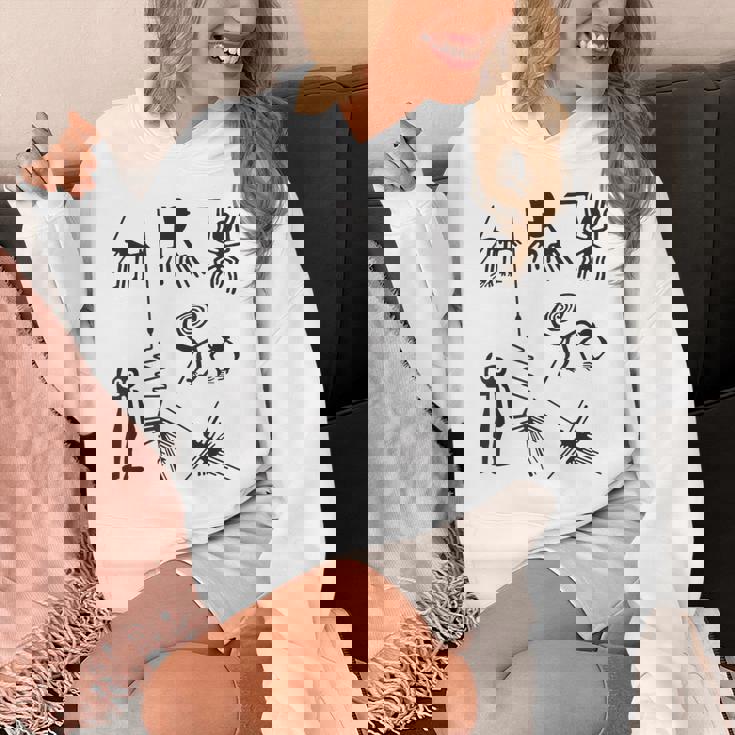 Nazca Lines 古代ufoエイリアン地球外生命アートtシャツ パーカー