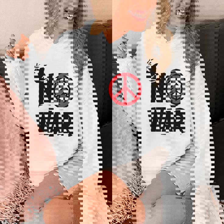 No War 反戦 平和の鳩 パーカー