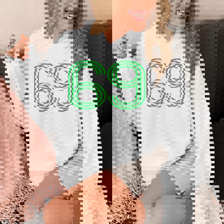 Number 69 シャツ レトロ ユニフォーム ヨーロッパスタイル バックプリント ジャージ パーカー