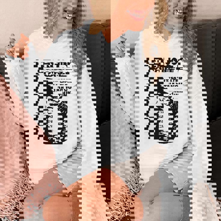 Skakaka Enjoy Yourself Its Later Than You Think 長袖tシャツ パーカー