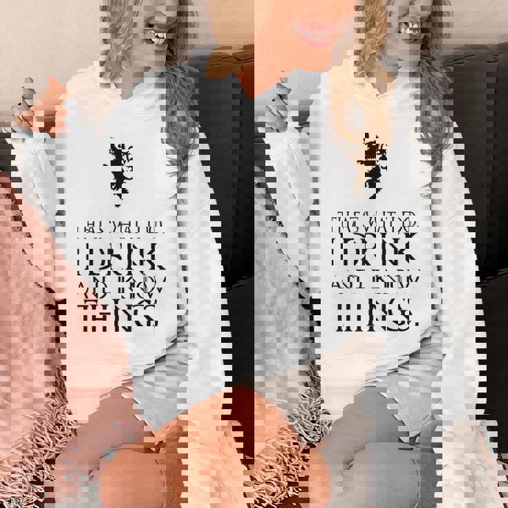 That's What I Do I Drink And I Know Things パーカー