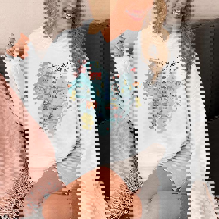 Travel Around Asia 台湾 台北地図 バケーション お土産 パーカー