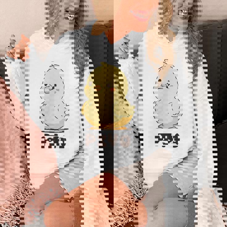 ひよこ 雛 鶏 鳥 Piyo ピヨ チキン 動物 ネタ おもしろ 面白い お笑い かわいい ワンポイント デザイン パーカー