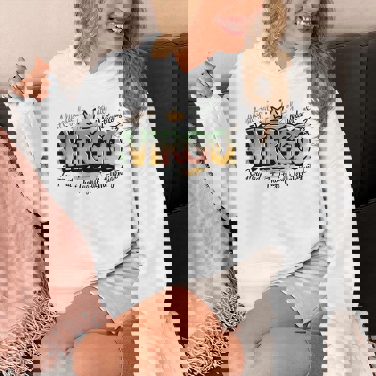 カラフルな乙女座の星座デザイン パーカー