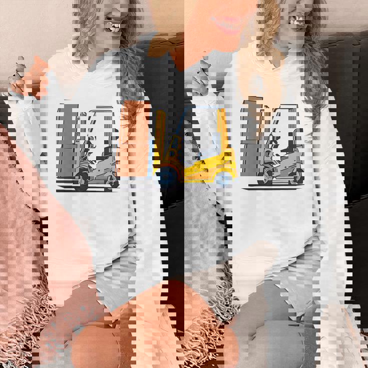 キッズ フォークリフト車両工事現場掘削機建設作業員 男の子 パーカー