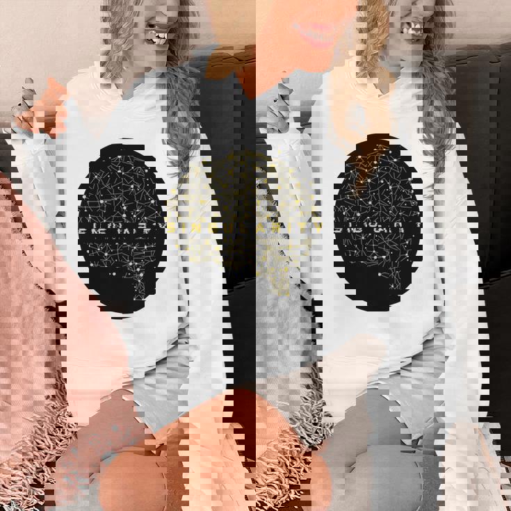 シンギュラリティ 強力ジェネレーティブai人工知能データ 長袖tシャツ パーカー