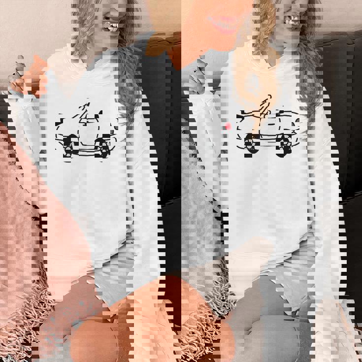 ジャパニーズホワイト スポーツカー Jdm オートクロス レーシングロードスター パーカー