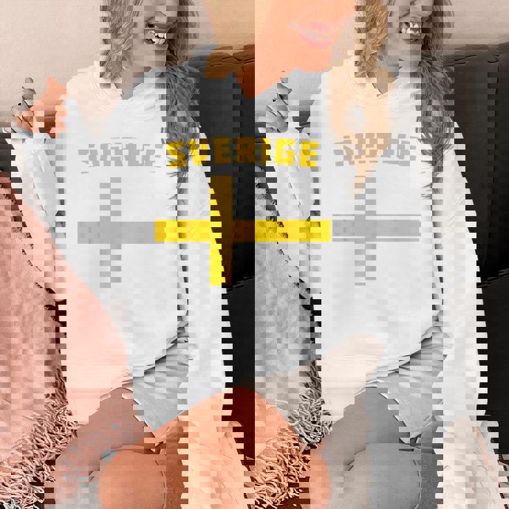 スウェーデンサッカースウェーデン国旗 ファンジャージ パーカー