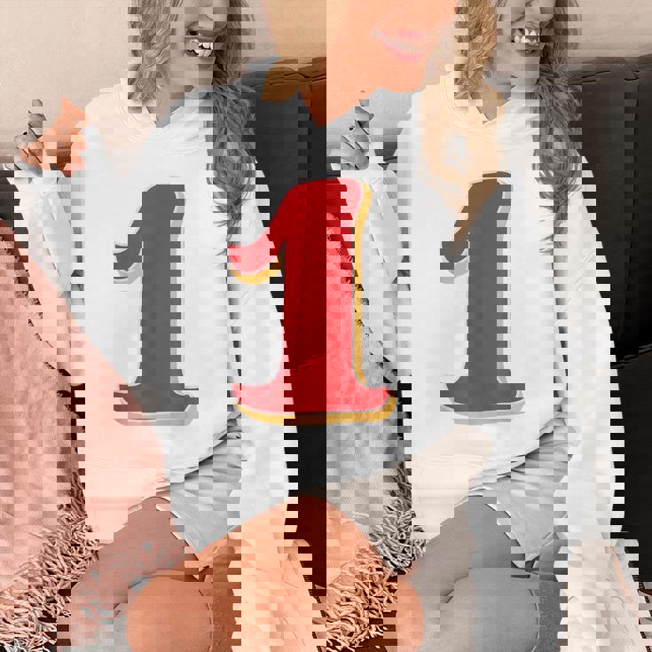 タイポグラフィ 第1番 数字 1 パーカー