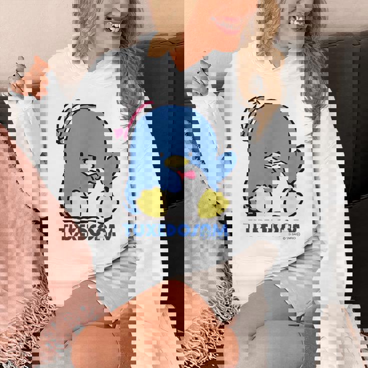 タキシードサム おすわり ライトカラー パーカー