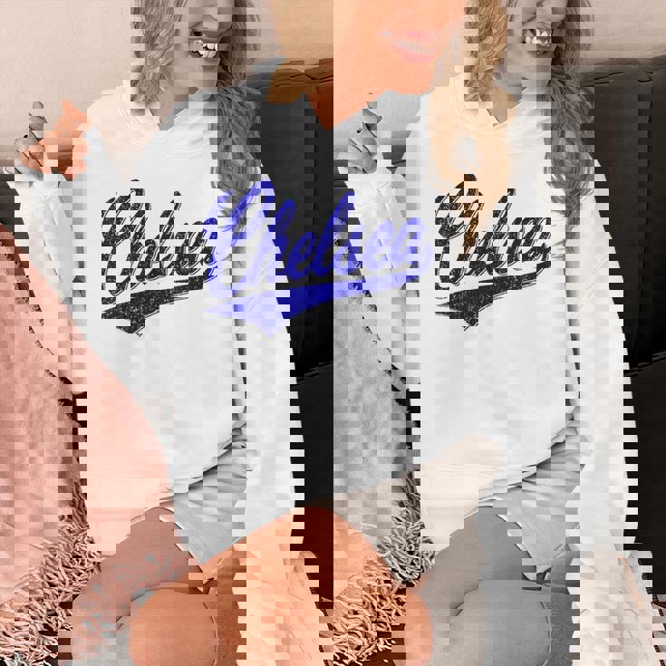 チェルシー ロンドン イングランド バーシティ スクリプト クラシック スポーツ ジャージ パーカー