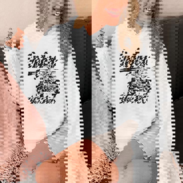 デイトナdaytona ビーチバイクウィーク レトロアンティーク調オートバイデザイン パーカー