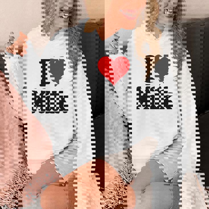 ハートミルクが大好き パーカー