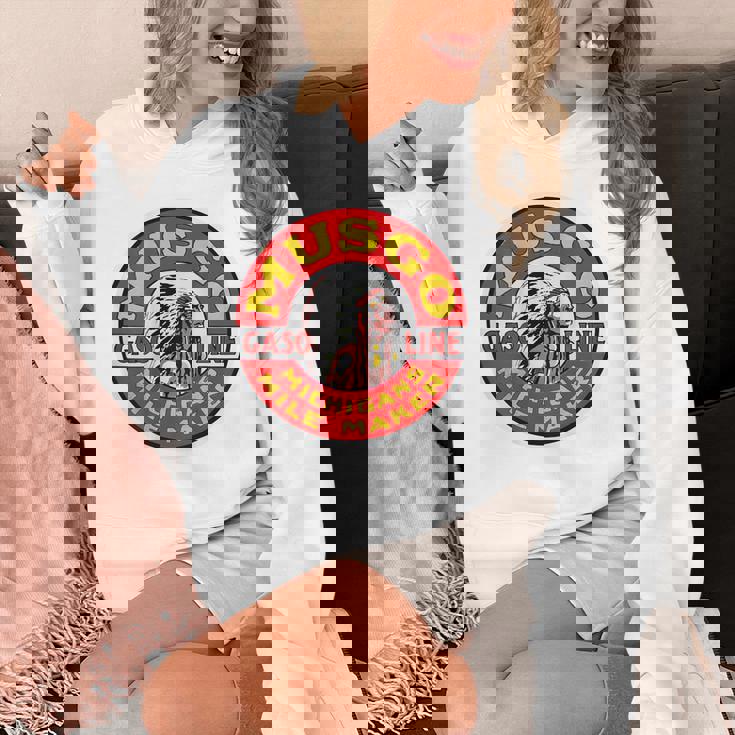 バックプリントのみ レトロ ヴィンテージ ガソリンスタンド ムスゴ ガソリンオイル パーカー