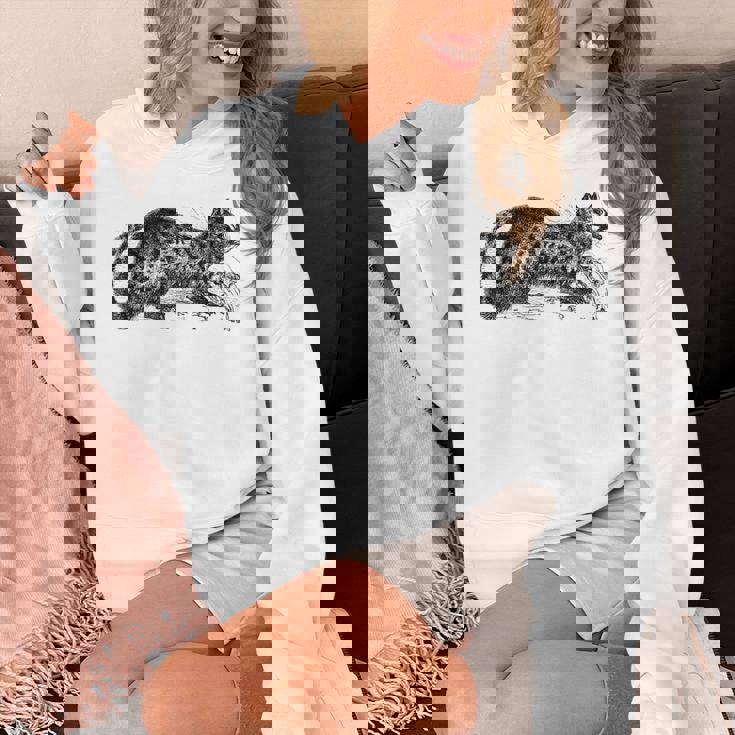 パームシベット アニマルプリント パーカー