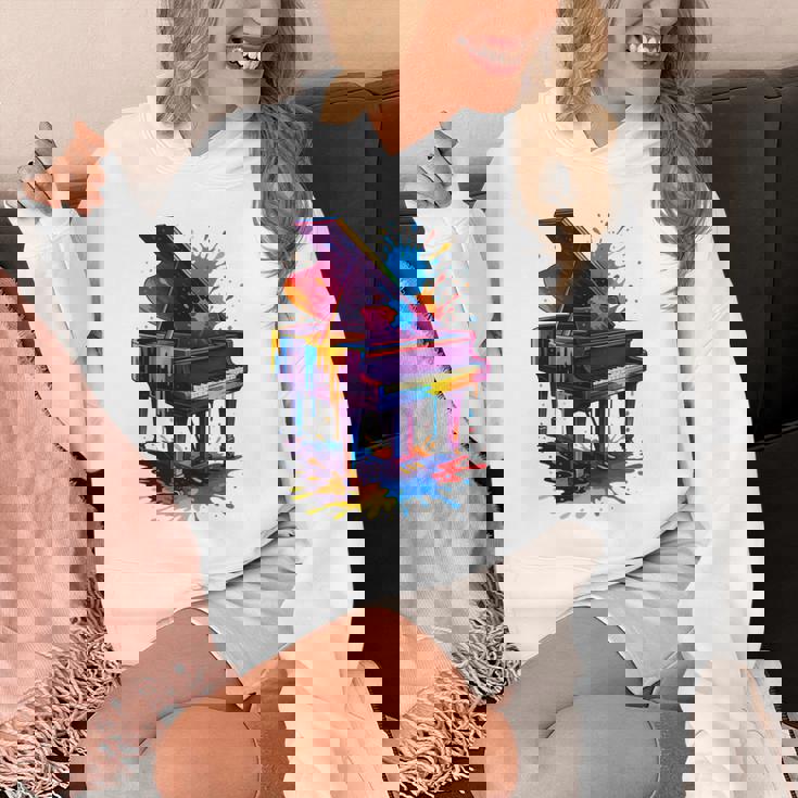 ピアノ ティー 楽器 ピアノ 長袖tシャツ パーカー