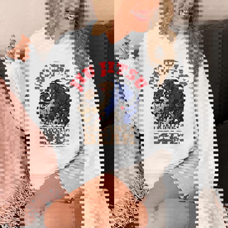 ブラジリアン柔術 Bjj クマのように訓練する 長袖tシャツ パーカー