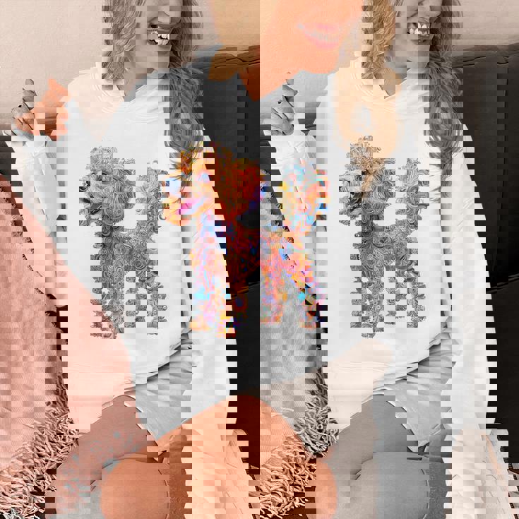 プードル 犬 モチーフ ペット イラスト プードル パーカー