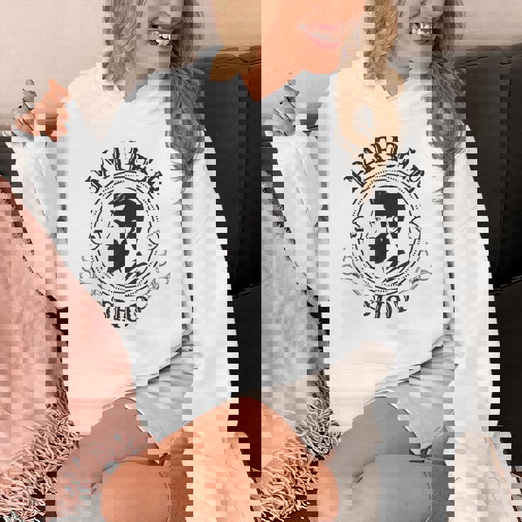 レトロバーバーショップシャツ バーバーtシャツ メンズ パーカー