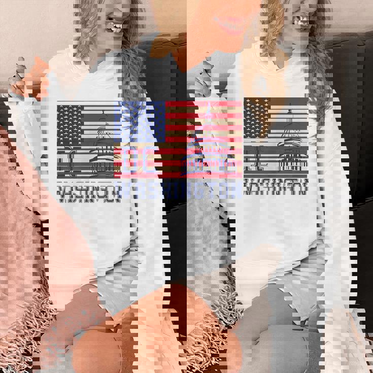 ワシントンdc アメリカ国旗tシャツ パーカー