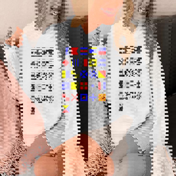 航海信号旗 アルファベット パーカー