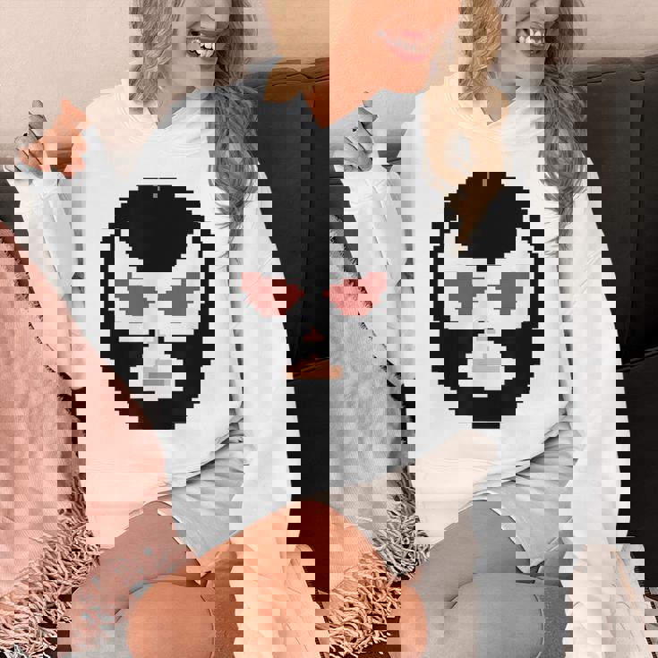 覆面レスラー マスク ピクセルアート ドット絵 怪人 プロレス パーカー