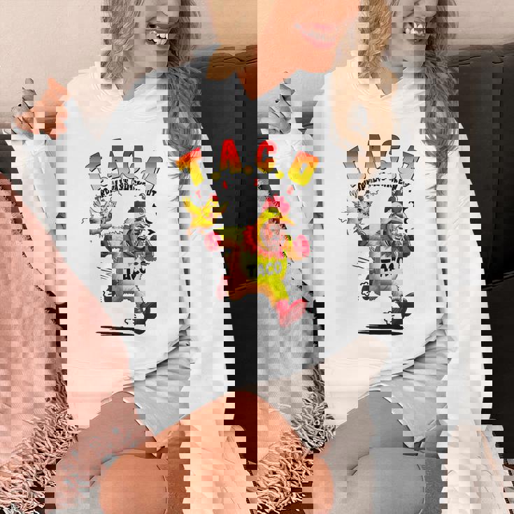 面白いトランプタコジョークアンチトランプ抗議tシャツ パーカー