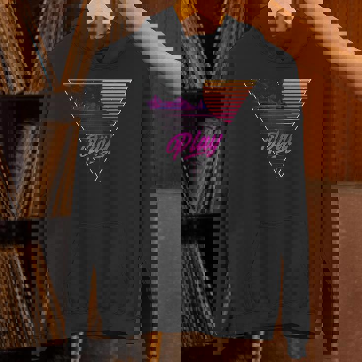 1980年代ynthwave ギフトtシャツ ゲーマーtシャツ レトロスタイリング パーカー