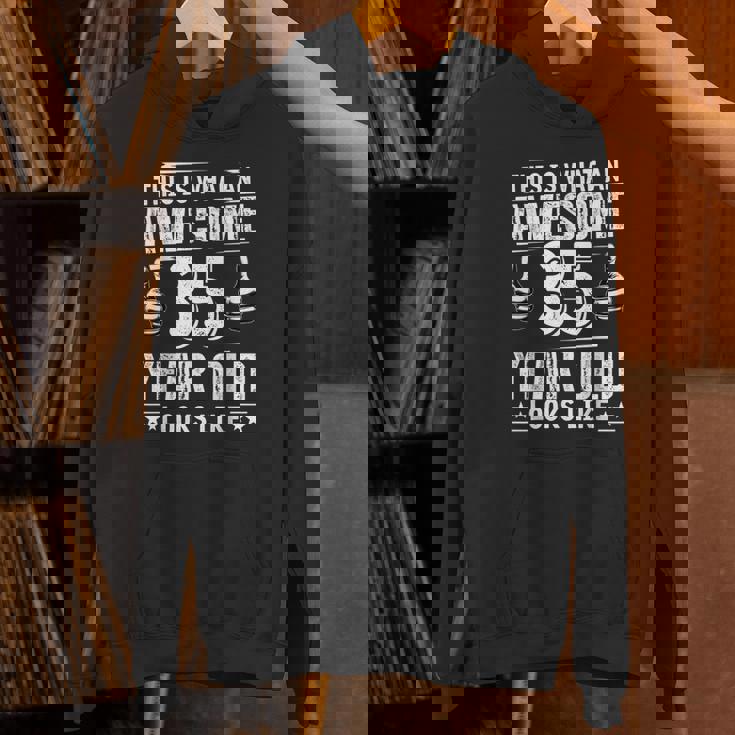 35歳の誕生日プレゼントは私に35年かかりました 良い 面白い 35歳 パーカー